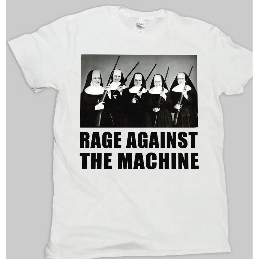 Ratm Rage Against The Machine Nuns With Guns Tshirt Ratm Band Retro